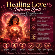 Healing Love Infusion Spell - Deep Emotional & Physical Restoration Through Lovi picture
