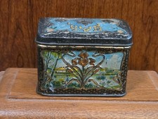 Antique KC Tea Tin Caddy 1842 Imperial Russia Russian Art Memorabilia picture