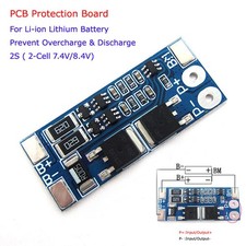 2S 8A 7.4V 8.4V w/Balance Li-ion Lithium 18650 Battery BMS Protection PCB Board picture