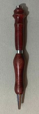 Hand Turned Blood Wood Twist Ballpoint Pen w/ Metal Components (Made in Oregon) picture