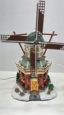 Lemax Vail Village “Stony Brook Windmill” 25384 Retired 2012 LED Brand NEW picture