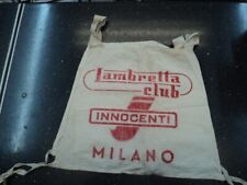 Lambretta Club Innocenti Milano Wearable Bib, Original 60s picture