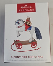 2025 Hallmark A Pony for Christmas Keepsake Ornament 28th in Series BRAND NEW picture
