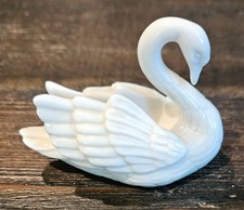 Lenox 3 inch Swan Porcelain Wedding Cake Topper/Place Card Holder  picture