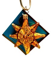 Christopher Radko - Resplendence Gem #1012592 *Gold Variation* Jeweled Star picture