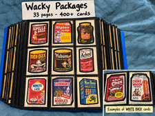 400+ Lot of Vintage Topps Wacky Packages Sticker Card Collection – 1970s Rare picture