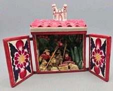 Vintage NICARIO JIMÉNEZ Signed Peruvian Retablo Folk Art Diorama Shadow Box picture