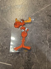 Bullet Winkle Retro Vintage Cartoon Raised UV DTF Decal 3in picture