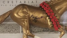 Secretariat Breyer 50th Anniversary Commemorative Edition Ron Turcotte Autograph picture