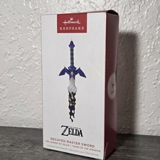 Hallmark Ornament 2025 Legend of Zelda Tears of the Kingdom Decayed Master Sword picture
