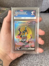 Pokemon Iron Crown EX 2024 Temporal Forces #206 | ACE 9 MINT picture