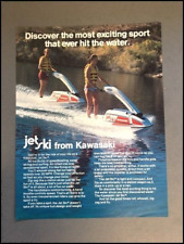 1978 Kawasaki Jet Ski Vintage 1-page Sales Brochure Sheet picture