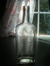Antique Early KEMP'S BALSAM FOR THROAT AND LUNGS - LEROY, N.Y. Medicine Bottle picture