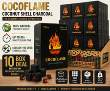 Hookah Charcoal COCOFLAME 10KG 22LB Natural Coconut Shisha picture