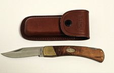 Vintage Schrade Old Timer 60TW Folding Pocket Knife W/ Schrade Leather Sheath picture