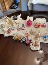 Vtg Christmas Ornaments Lot Huge Generational Lot picture