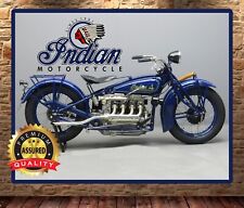 Indian Motorcycles - 1928 - 401 -Vintage - Metal Sign 11 x 14 picture