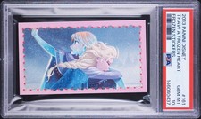 2013 Disney Frozen Anna & Elsa Foil Glitter Sticker PSA 10 Gem Mint SP #161 picture