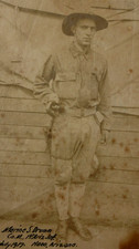 WWI Mexican Border War 1st Arizona Infantry Soldier Photo Marine S. Drumm Bugler picture
