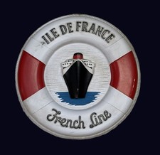 Original 1950s French Line ILE DE FRANCE Travel Agency 12