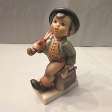 Early Vintage Goebel Hummel Merry Wanderer Incised Mark/stamped 1960-72’ picture