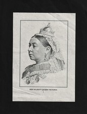 Set of 20 portraits of H.M Queen Victoria, Queen of Great Britain REPRODUCTION picture