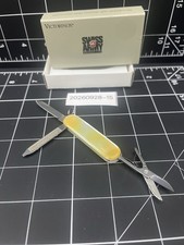 Victorinox Bijou Classic Mother of Pearl Swiss Army Knife Scissors File Rare picture