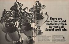 1971 Suzuki Motocross Championships - 2-Page Vintage Motorcycle Ad picture