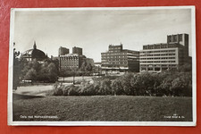 1939 OSLO NORWAY NATIONAL THEATRE  ~  Pre-WWII Vintage Postcard ~ Mailed to USA picture