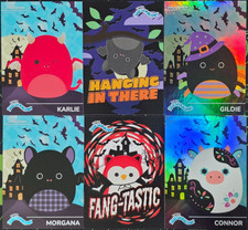 2025 PANINI SQUISHMALLOWS HALLOWEEN TRADING CARD LOT OF 6: GILDIE, CONNOR picture