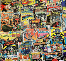 DC Comics Bronze Age Comic Book Lot Batman Superman Blue Beetle JLA Kirby picture