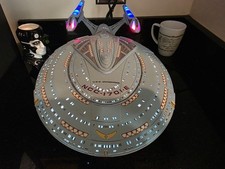 Handmade Star Trek USS Enterprise 1701E First Contact model prop ship picture