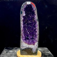 26.4LB Natural Amethyst Cathedral English Cluster Crystal Specimen Healing picture