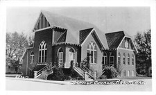 J46/ Piggotti Arkansas RPPC Postcard c1940s Baptist Church Building 171 picture