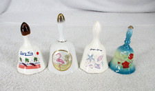 Mica Chokin Bells 24K Gold Corpus Christi Flamingo Bahamas Siesta Key 4 Pcs VTG picture
