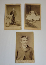 Antique 1860s CDV Lot of 3 Photographs Reading Penn. by Patton & Dietrich etc picture