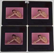 #6 Vintage 35mm Slide Lot 4 Sexy Glamour Transparency Film Kodak Kodachrome 70's picture