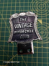 The Vintage Motorcycle Club Badge.  picture