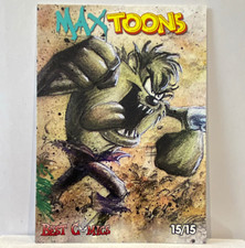 Max Toons Limited Edition Trading Card Serial # 15/15. Tasmania Devil as Hulk picture