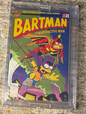 1994 Bartman #3 BARTCODE Variant – RARE GRAIL – Simpsons Comics Bongo picture