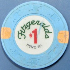 Fitzgeralds. $1 Casino Chip. Reno, NV. 22b. picture