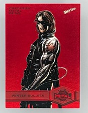 2022 Marvel Metal Universe Spider-Man Winter Soldier Red PMG /100 #199 picture