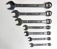 Lot of 7 Vintage GEDORE Combo Wrenches 12 Pt No. 14 • Metric 22 19 17 12 11 9 8 picture