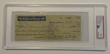 Jack Ruby 1951 Signed Bank Check - Silver Spur - Ruby Buys A Car - PSA Slabbed picture