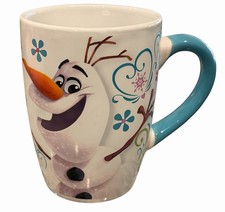 Disney Galerie Frozen Olaf Coffee Mug Cup I LOVE ALL THINGS WARM Olaf Snowman picture