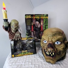 Vintage 90's NIB Tales From The Crypt Keeper Candelabrum Candle  Light Foam Head picture
