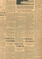 Martian Attack Radio Broadcast . Orson Wells . H.G.Wells October 31 1938 B50 picture