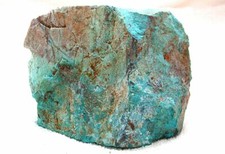 844 Gram 1 Pound 13.7 Ounce Turquoise In Quartz Cuprite Sonoran Cab Rough CS201 picture