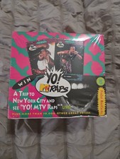 YO MTV Raps Proset MusiCards Factory Sealed Box of 36 Packs Trading Cards picture