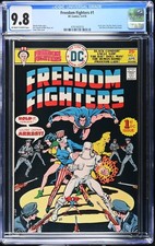 Freedom Fighters #1 CGC 9.8 OWW NEW SLAB Uncle Sam & Black Condor DC 1976 🇺🇸 picture